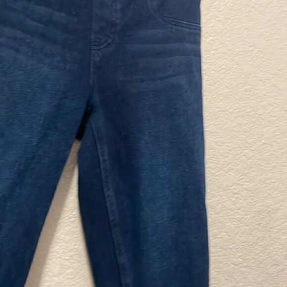 Spanx Jean-ish Ankle Leggings Twilight Blue Size Medium - Picture 7 of 9